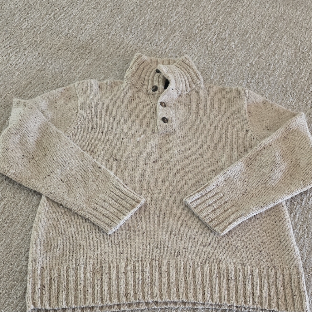 Ralph Lauren Cream Turtleneck Sweater